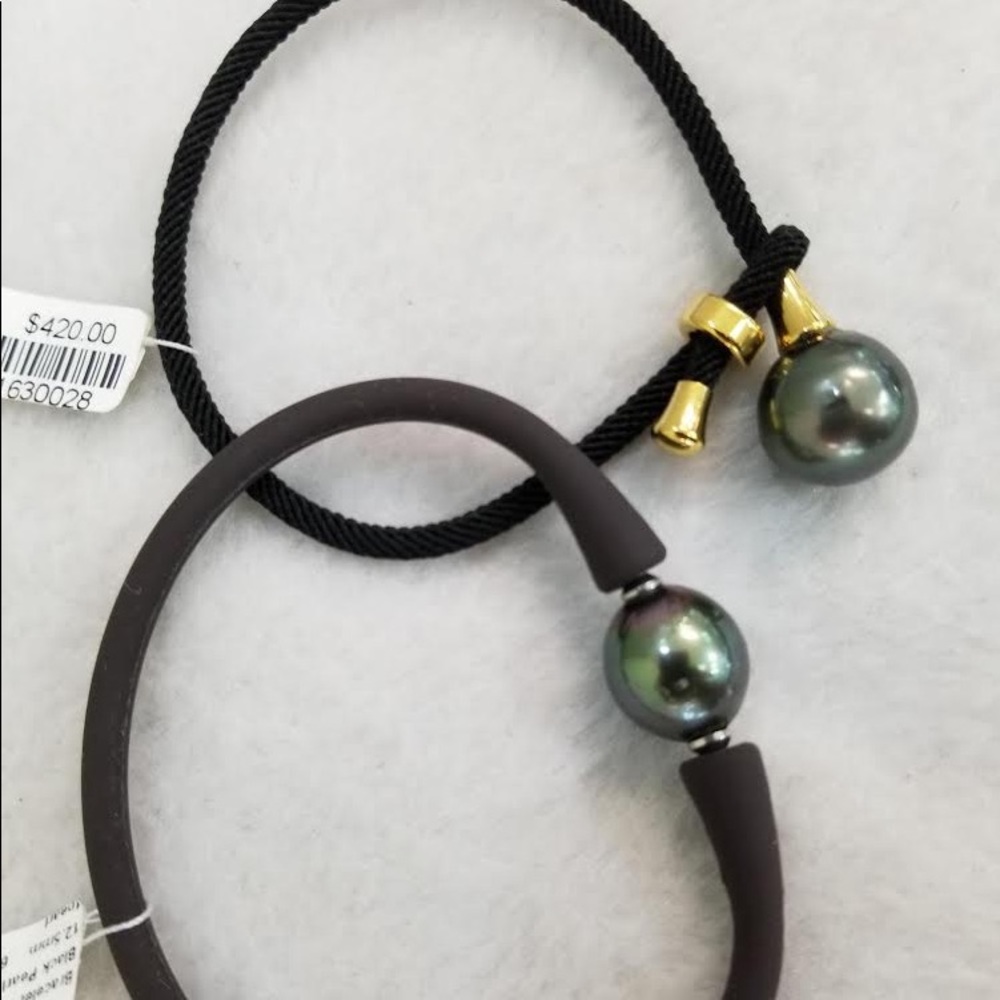 Tahitian pearl bracelet or anklet